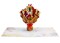 Paper Love 3D Fall Pop Up Flower Bouquet Card - Autumn Floral Greeting, Perfect for Thanksgiving & Fall Birthdays - 5" x 7" Cover with Note Tag